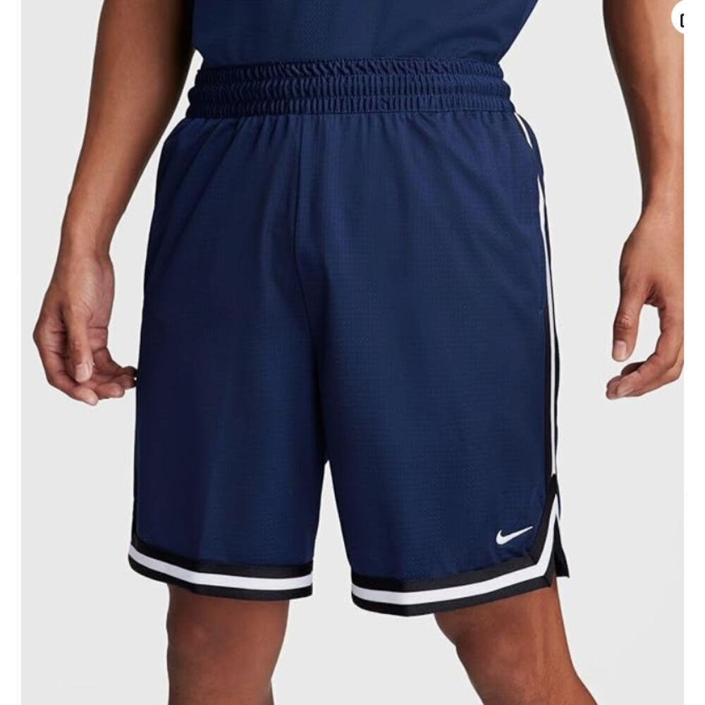 Nike DNA Men's Small Dri-FIT Basketball Shorts Athletic Navy Blue White NWT